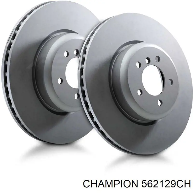 Tarcza hamulcowa przednia Champion 562129CH cena, od 44,94 USD