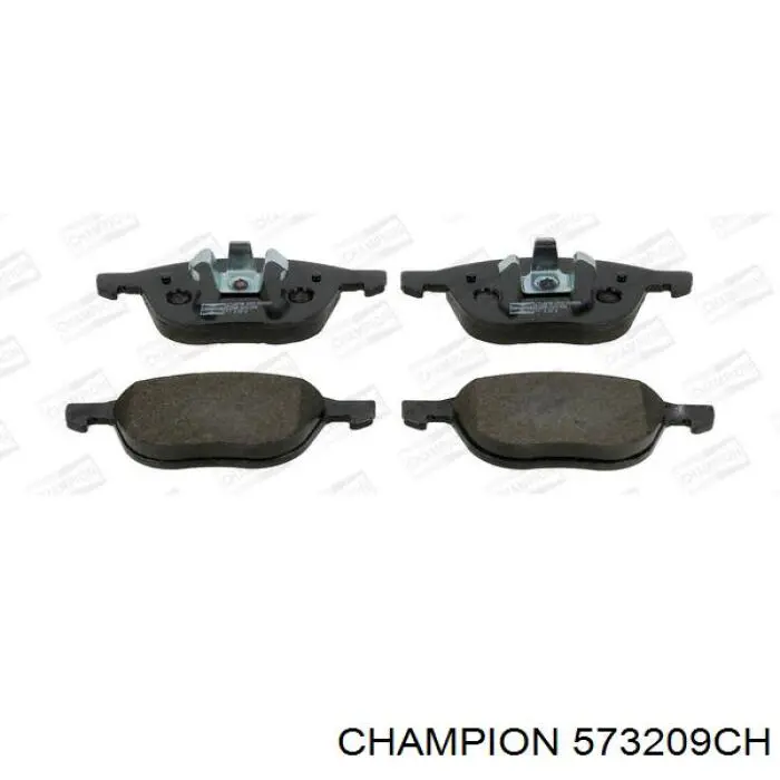 Klocki hamulcowe przednie tarczowe Champion 573209CH cena, od 31,43 USD