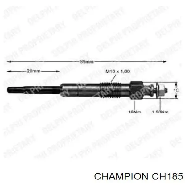 Świeca żarowa Champion CH185 cena, od 9,22 USD