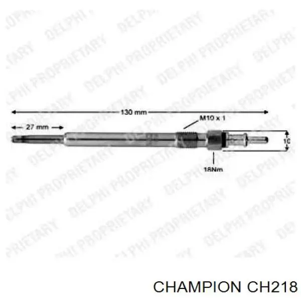 Świeca żarowa Champion CH218 cena, od 9,23 USD