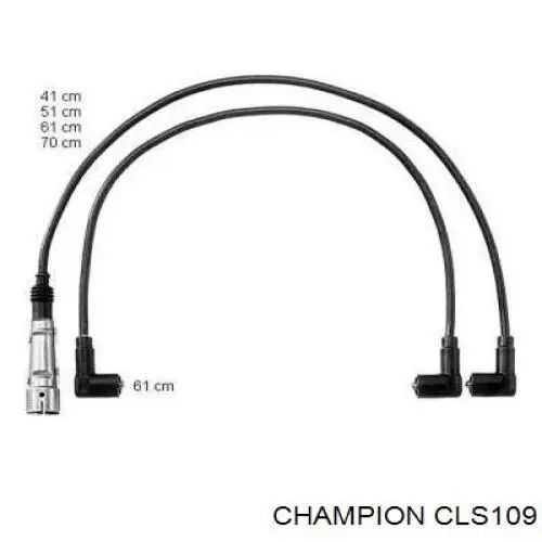 CLS109 Champion zestaw przewodów wysokiego napięcia