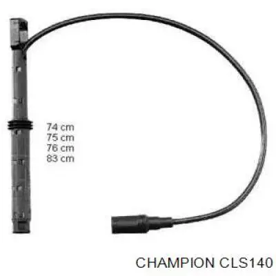 Zestaw przewodów wysokiego napięcia 967 NGK