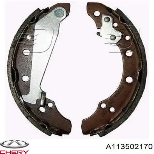 Klocki hamulcowe tylne bębnowe Chery A113502170 cena, od 20,39 USD