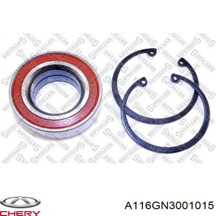 Łożysko piasty przedniej Chery A116GN3001015 cena, od 19,93 USD