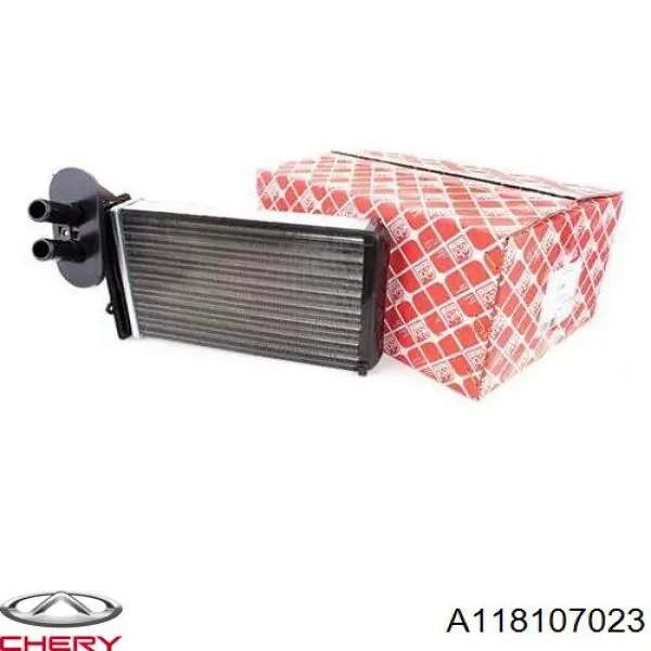 A118107023 Chery Chłodnica nagrzewnicy (ogrzewacza)