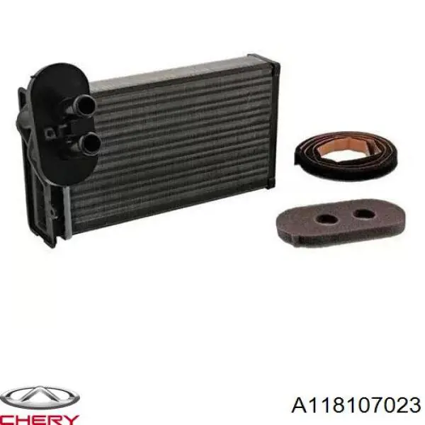 Chłodnica nagrzewnicy (ogrzewacza) Chery A118107023 cena, od 25,12 USD