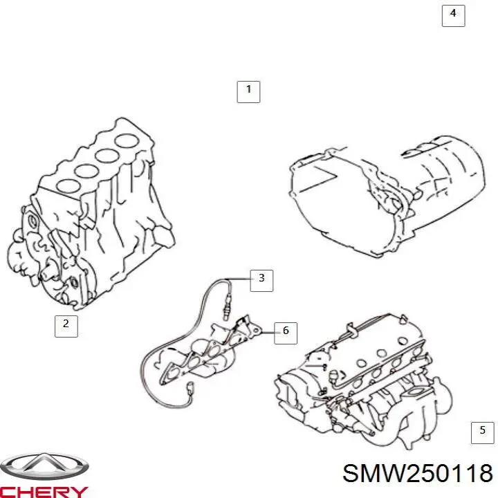 SMW250118 Chery Czujnik ciśnienia w kolektorze ssącym, MAP