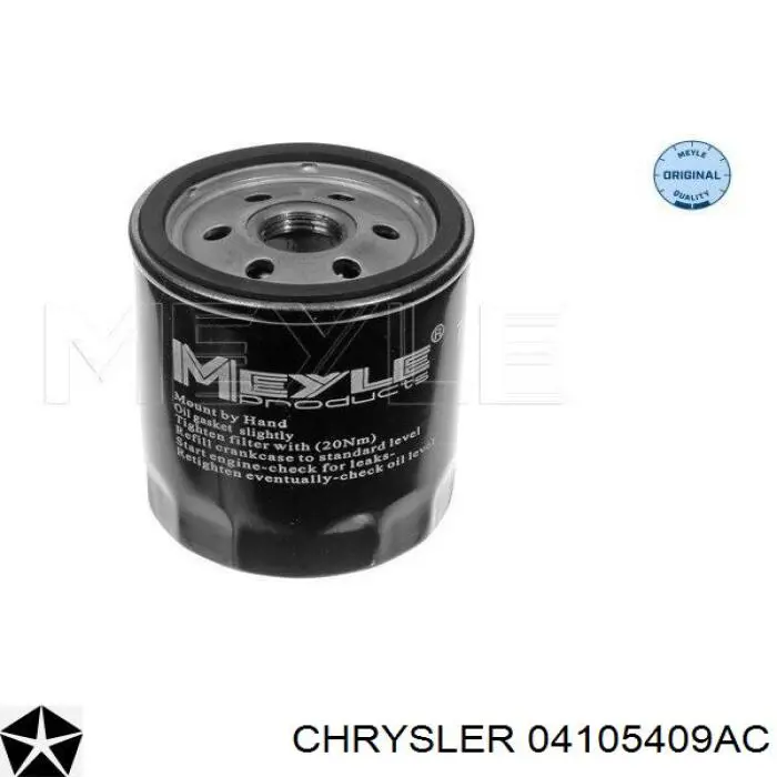 04105409AC Chrysler filtr oleju