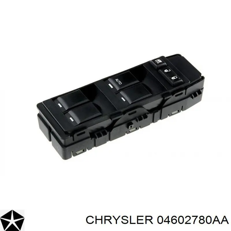 Panel przyciskowy sterowania podnośnikiem szyby przedni lewy Chrysler 04602780AA cena, od 55,31 USD