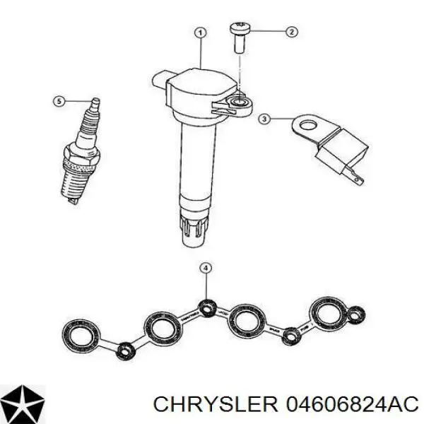 04606824AC Chrysler cewka zapłonowa