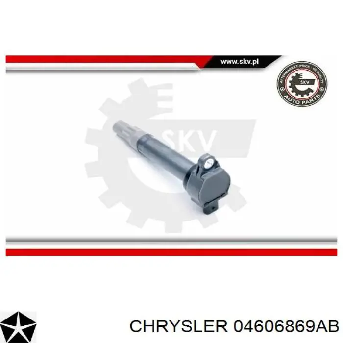 Do koszyka 04606869AB Chrysler Cewka zapłonowa