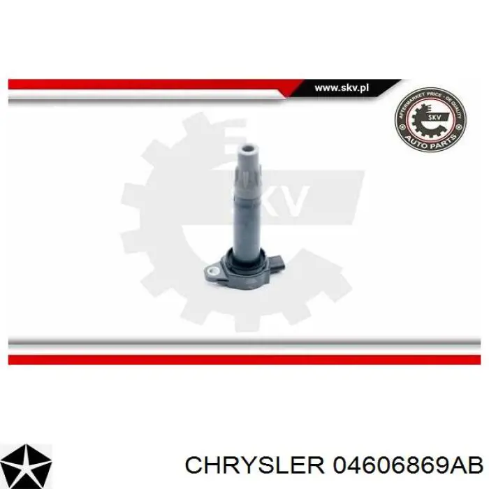 Cewka zapłonowa Chrysler 04606869AB cena, od 27,32 USD
