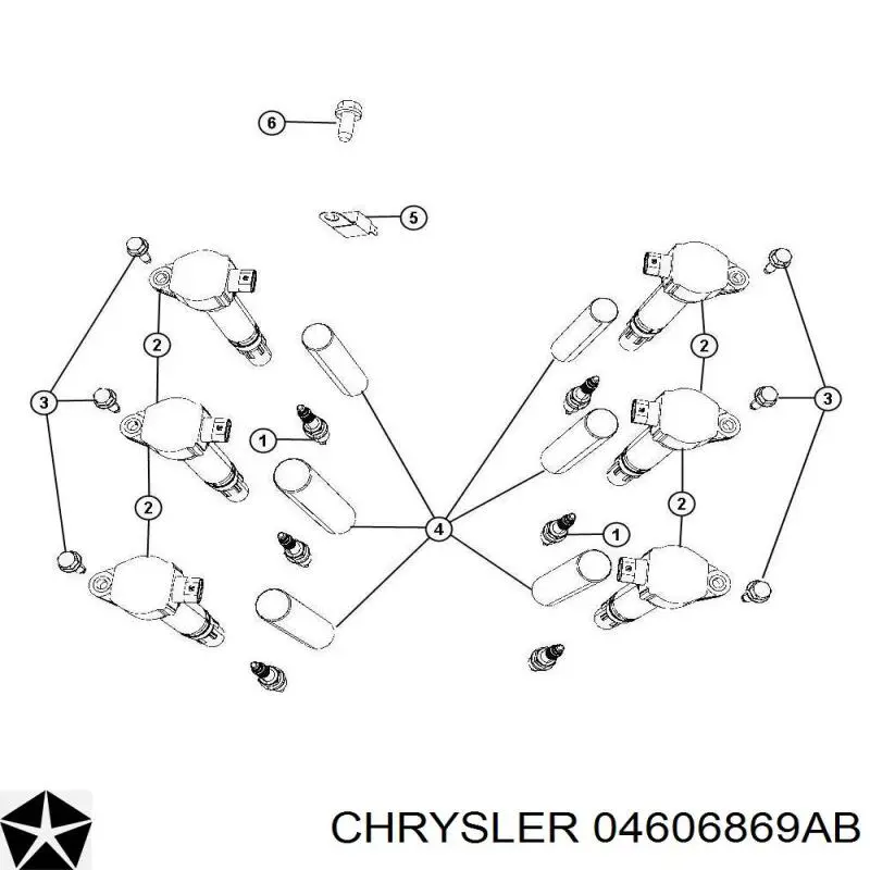 Cewka zapłonowa 04606869AB Chrysler
