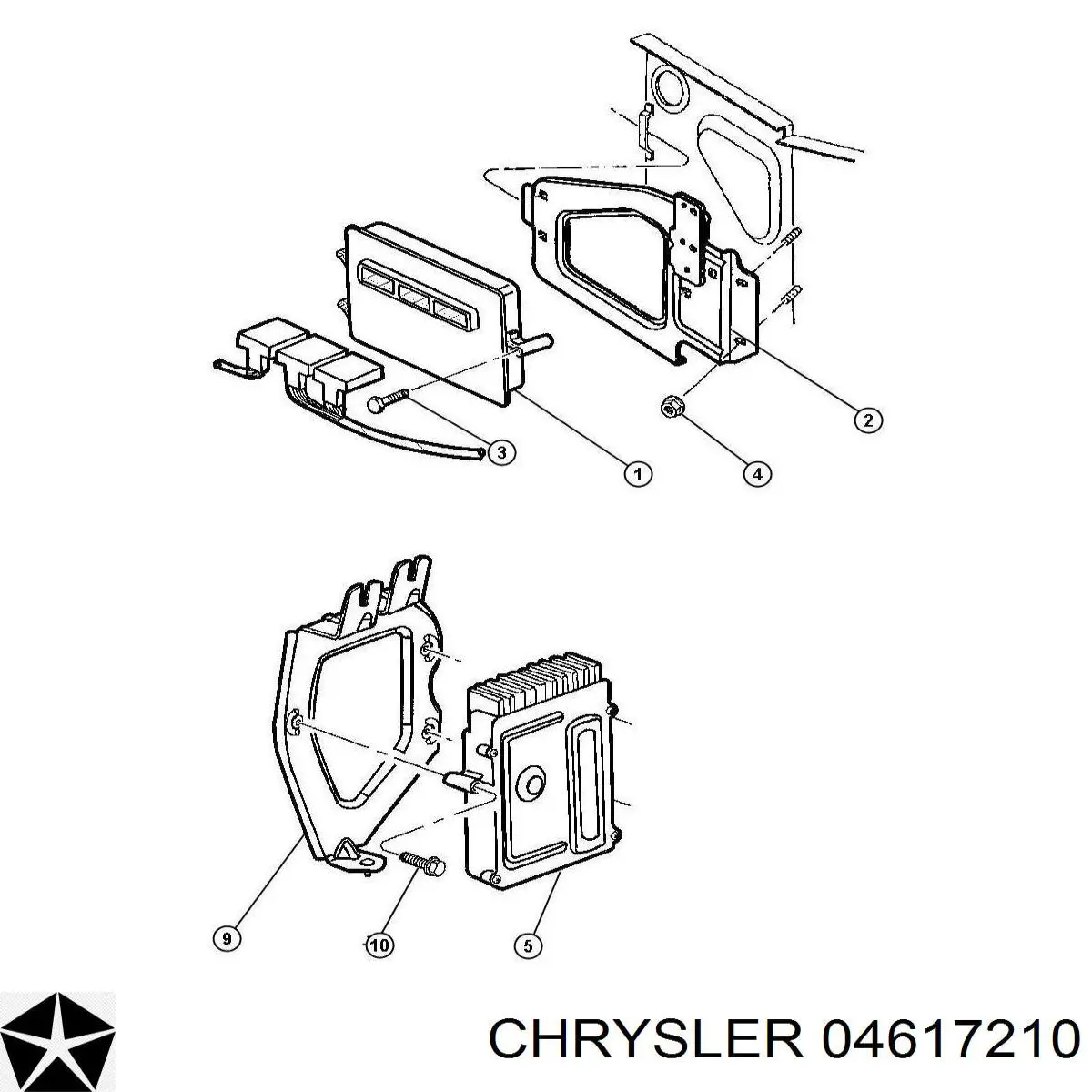 Solenoid automatycznej skrzyni biegów Chrysler 04617210 cena, od 394,60 USD