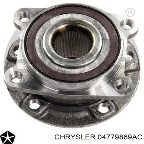 Piasta przednia Chrysler 04779869AC cena, od 95,67 USD