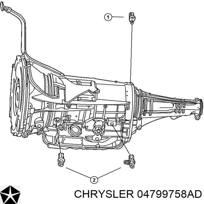 04799758AD Chrysler Czujnik ciśnienia oleju