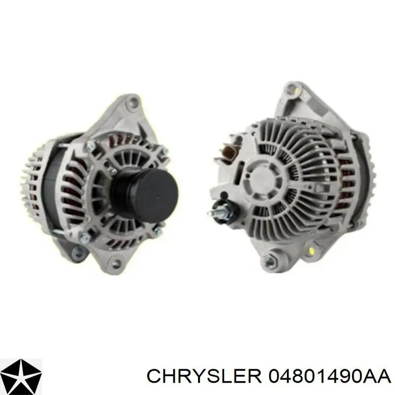 04801490AA Chrysler Alternator