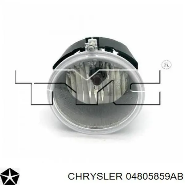 Lampa przeciwmgielna lewa/prawa Chrysler 4805859AB cena, od 56,18 USD