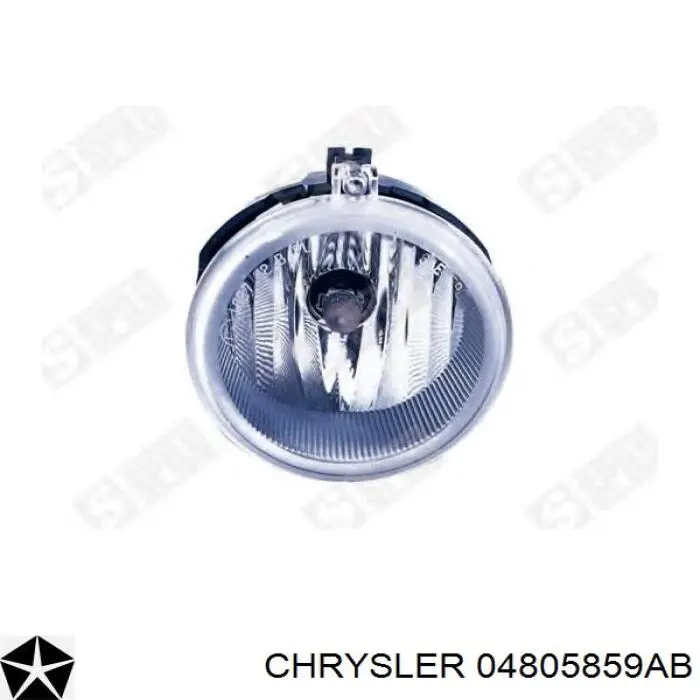 Lampa przeciwmgielna lewa/prawa Chrysler 04805859AB cena, od 63,08 USD