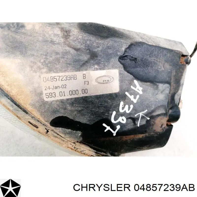 Lampa przeciwmgielna lewa Chrysler Voyager III