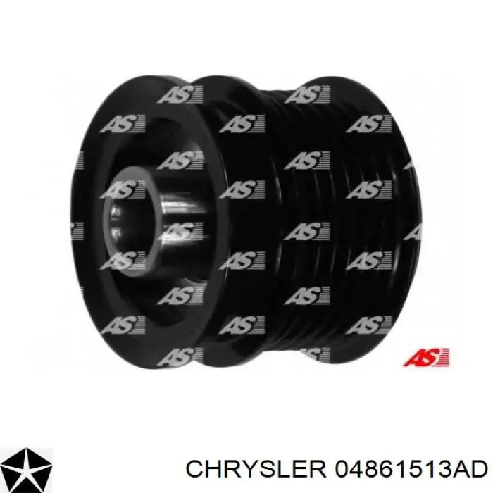 Do koszyka 04861513AD Chrysler Koło pasowe alternatora