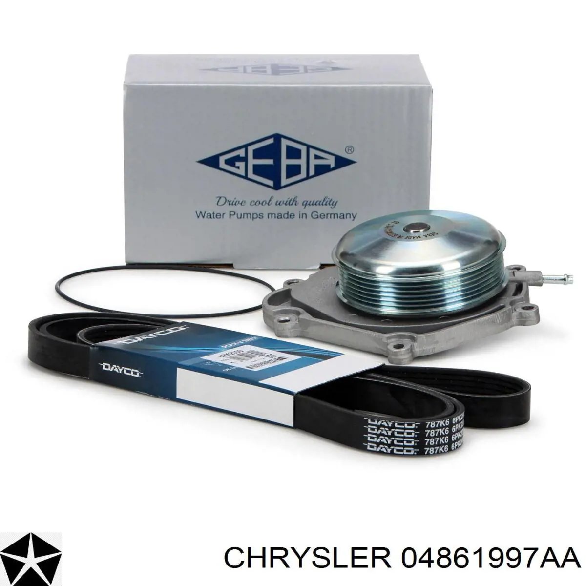 Pas napędowy mechanizmów Chrysler 04861997AA cena, od 24,54 USD