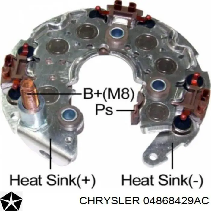 Alternator Chrysler 04868429AC cena, od 90,24 USD