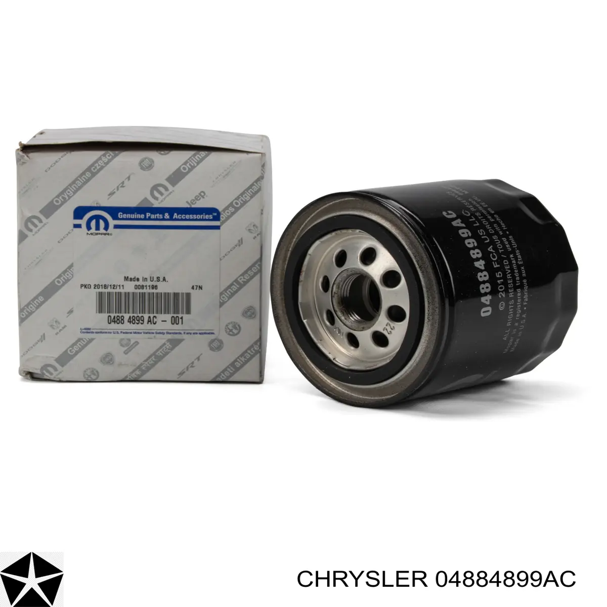 04884899AC Chrysler filtr oleju