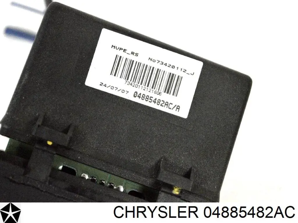 Rezystor wentylatora nagrzewnicy (ogrzewacza kabiny) Chrysler 04885482AC cena, od 59,59 USD
