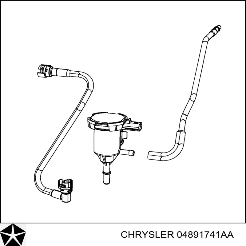 Do koszyka 04891741AA Chrysler Zawór odpowietrzający zbiornika paliwa