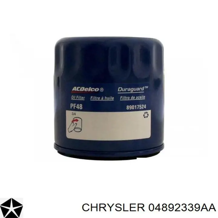 04892339AA Chrysler Filtr oleju