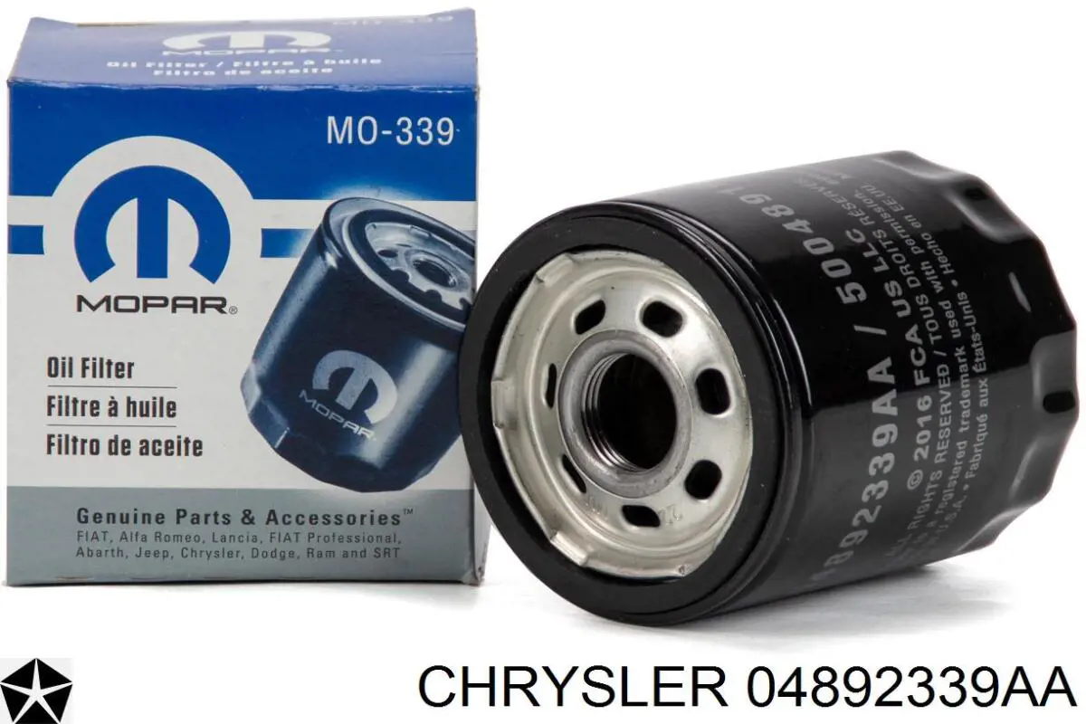 04892339AA Chrysler filtr oleju