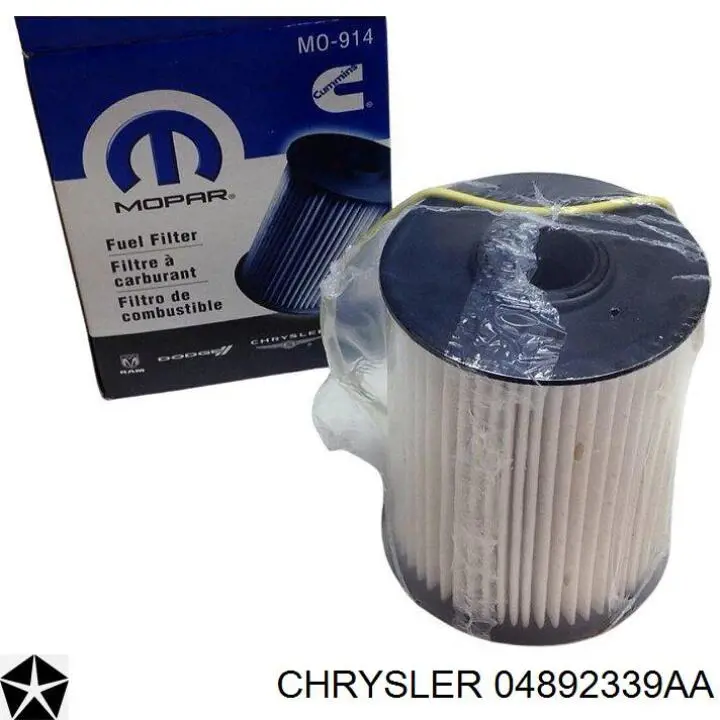 Filtr oleju Chrysler 04892339AA cena, od 7,01 USD