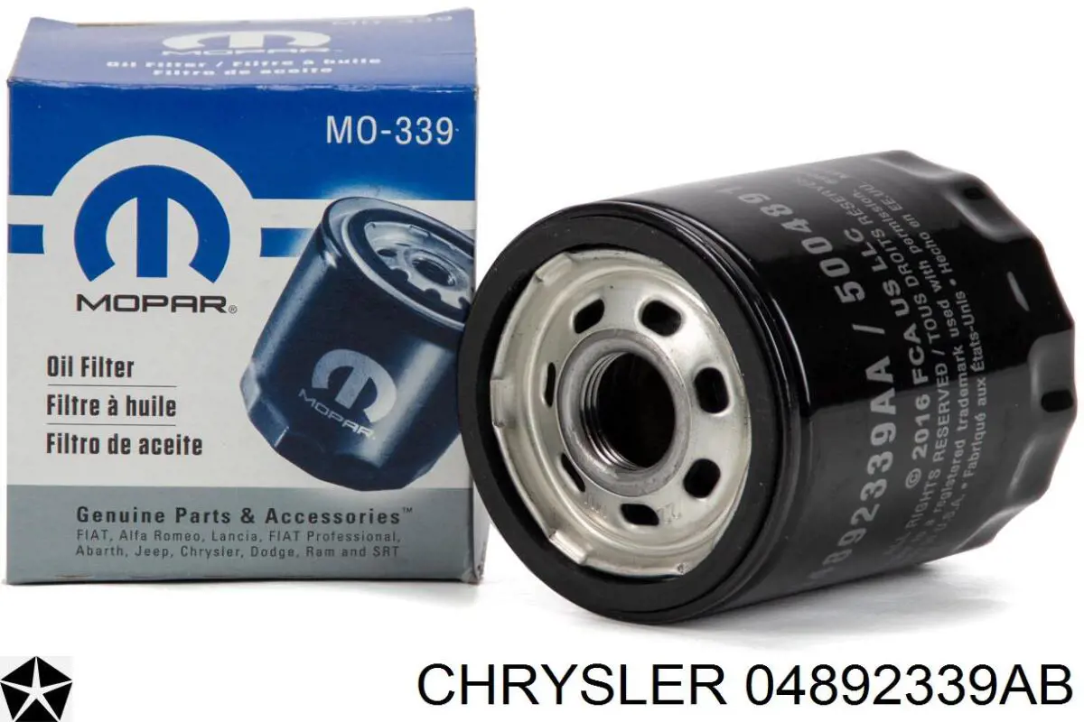 Filtr oleju Chrysler 04892339AB cena, od 7,05 USD