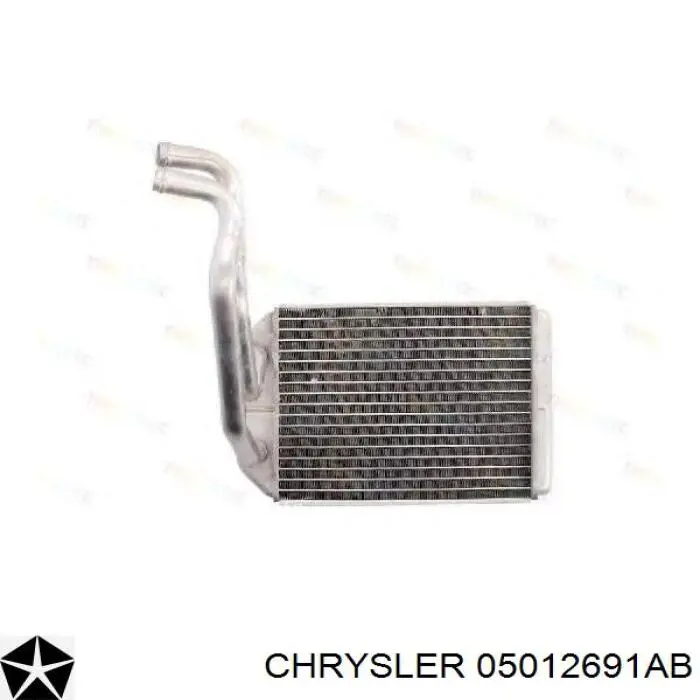 Chłodnica nagrzewnicy (ogrzewacza) Chrysler 05012691AB cena, od 79,48 USD