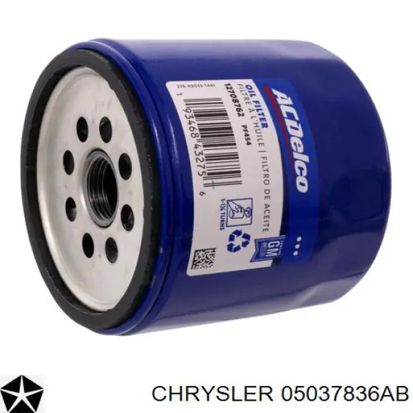 Do koszyka 05037836AB Chrysler Filtr oleju