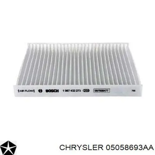 05058693AA Chrysler filtr kabiny