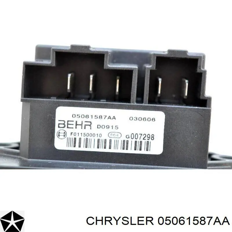 Rezystor silniczka wentylatora klimatyzacji Chrysler 05061587AA cena, od 49,13 USD