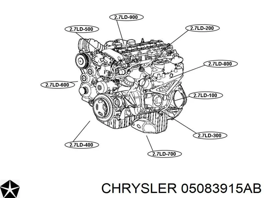Do koszyka 05083915AB Chrysler Kostka stacyjki zapłonowej