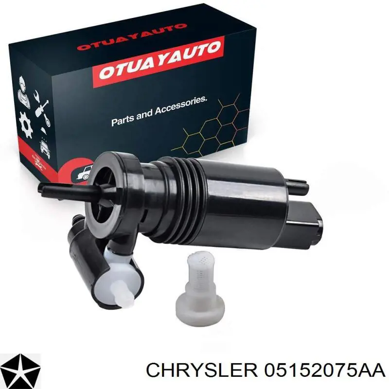 Pompka spryskiwacza szyby przedniej/tylnej Chrysler K68225066AB cena, od 18,16 USD