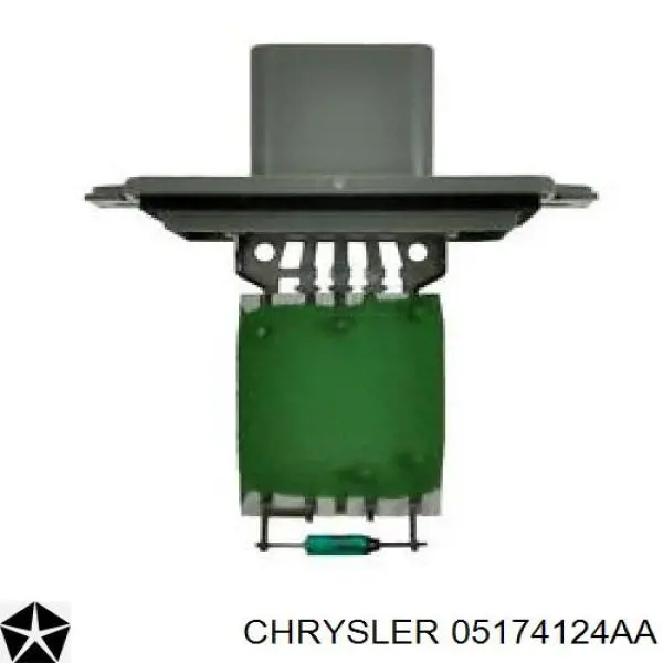 Rezystor wentylatora nagrzewnicy (ogrzewacza kabiny) Chrysler 05174124AA cena, od 14,38 USD