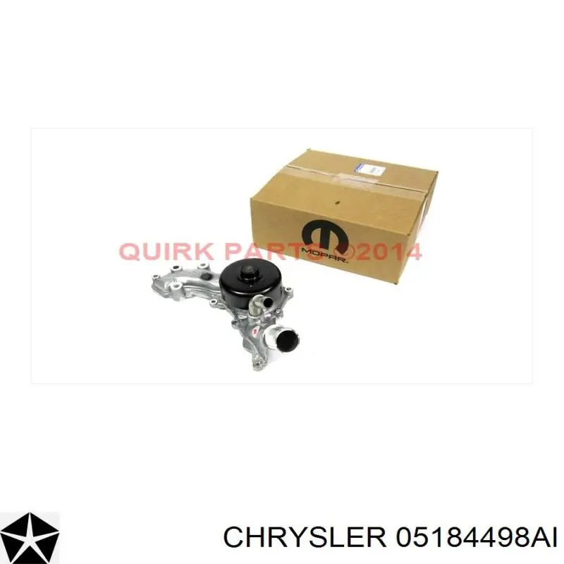 Pompa chłodząca wodna Chrysler 05184498AN cena, od 111,97 USD
