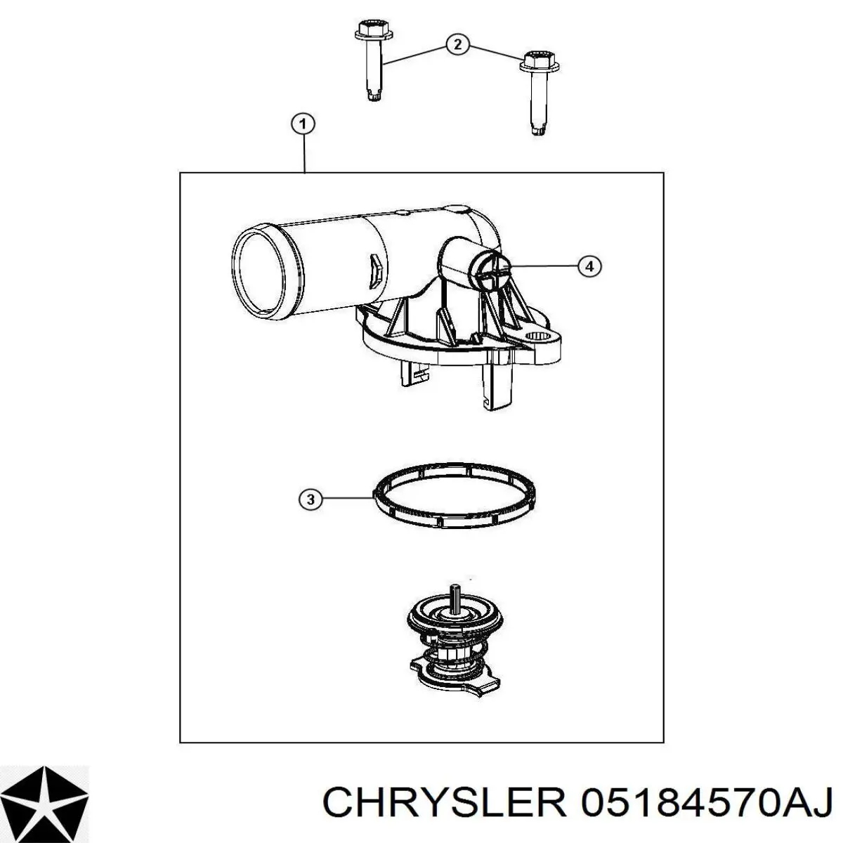 Termostat 5184570AH Chrysler