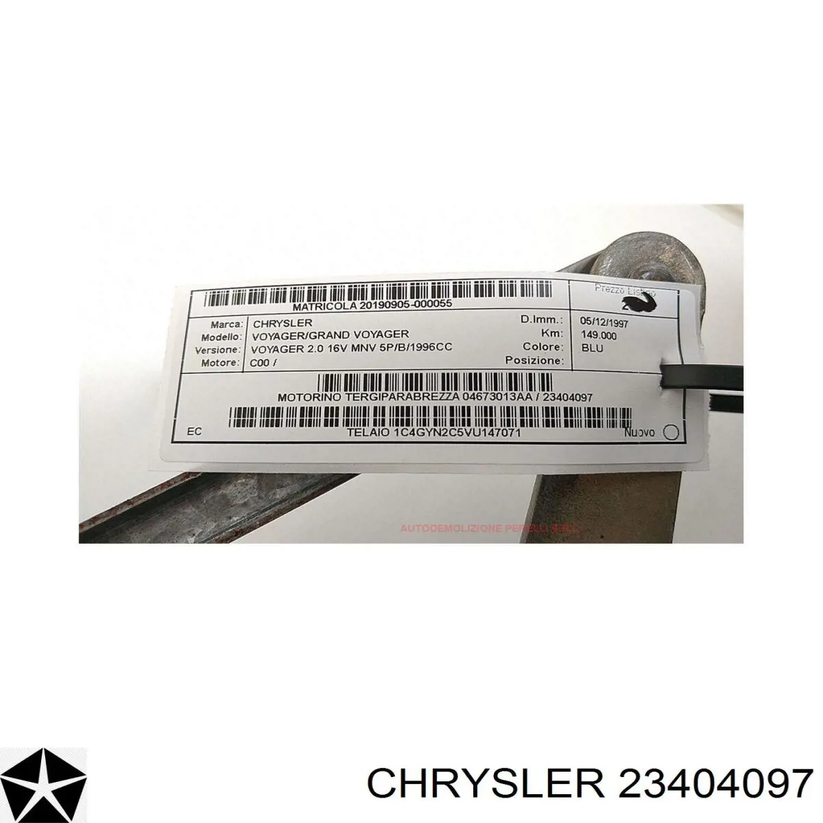  Chrysler 23404097