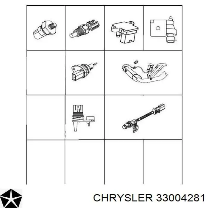 Czujnik temperatury płynu chłodzącego Chrysler 33004281 cena, od 27,82 USD