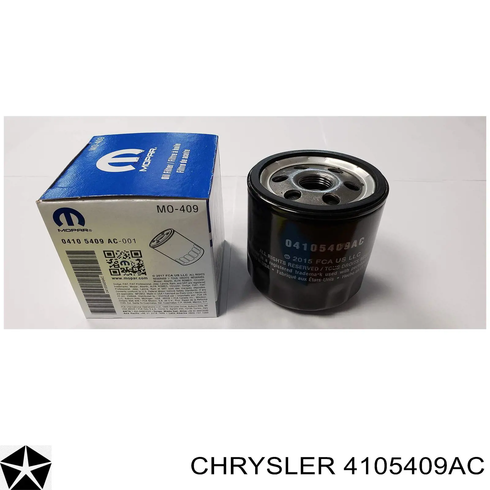 Filtr oleju Chrysler 4105409AC cena, od 9,94 USD
