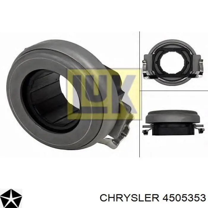 Do koszyka 4505353 Chrysler Łożysko wyciskowe sprzęgła