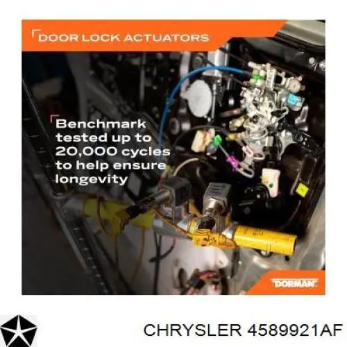 Zamek drzwi przednich lewych Chrysler 4589921AF cena, od 119,75 USD