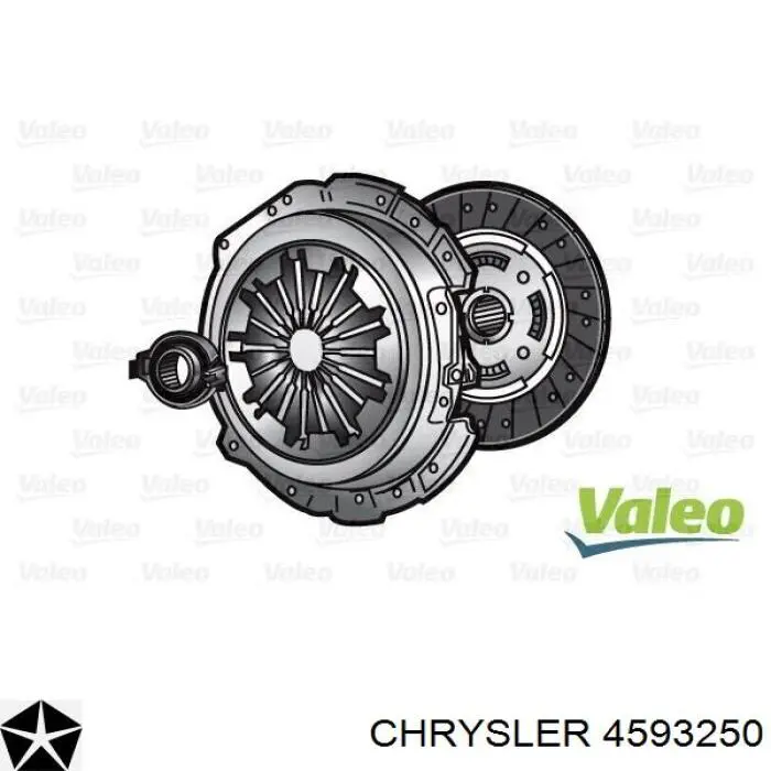 Zestaw sprzęgła (3 części) Chrysler 4593250 cena, od 496,92 USD
