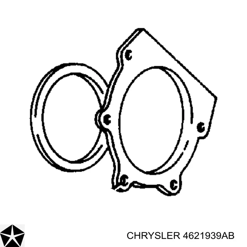 Uszczelniacz wału korbowego silnika tylny Chrysler 4621939AB cena, od 10,66 USD